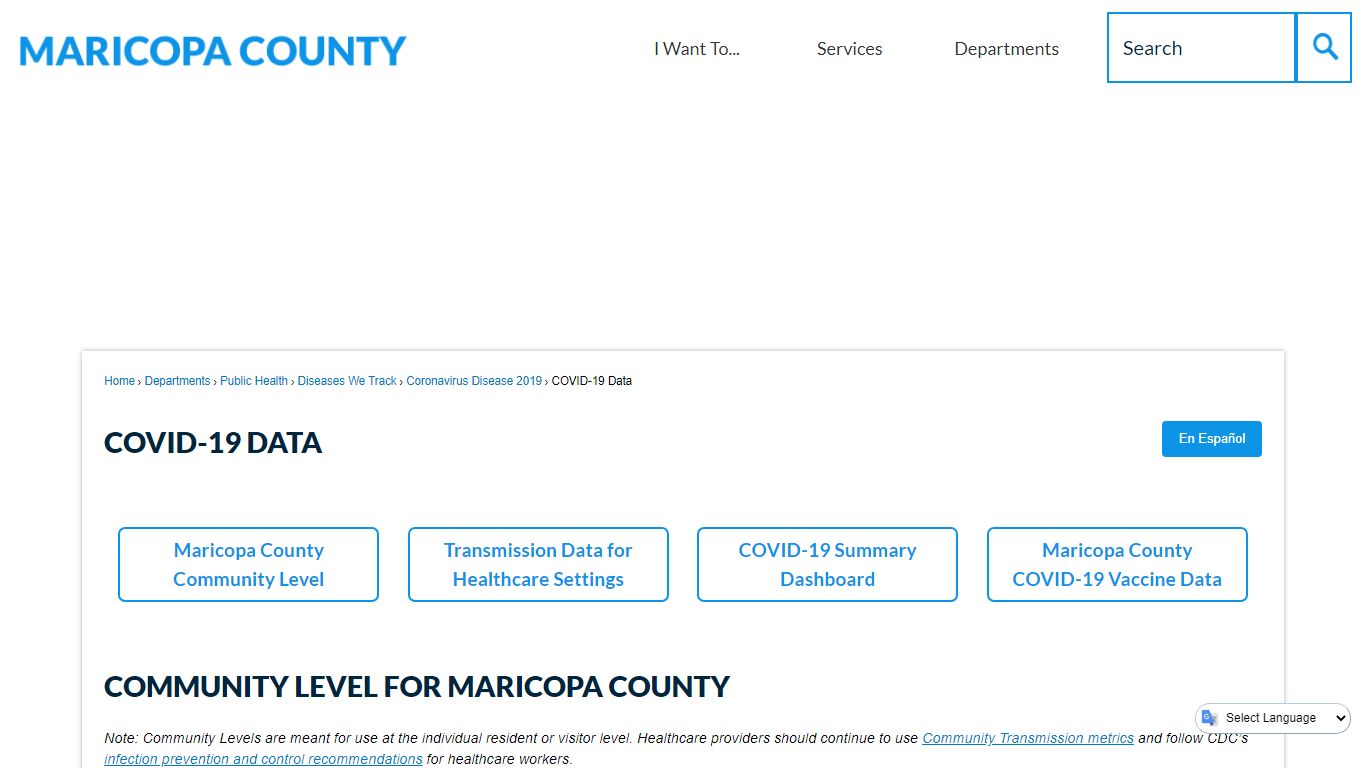COVID-19 Data | Maricopa County, AZ
